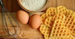 Waffeln backen