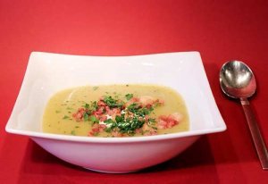 Kochen mit dem Schnellkochtopf: Kartoffelsuppe mit Speck