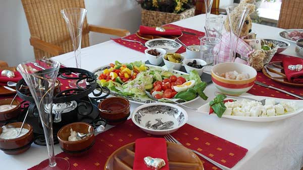 Geselliges Beisammensein beim Fondue